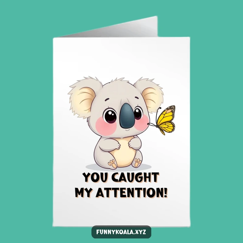Free Printable Congrats Card: Koala's Awe at Success for a Downloadable Gift