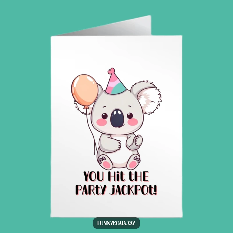 Koala Celebration Free Printable Congrats Card - Sweet Downloadable Gift!