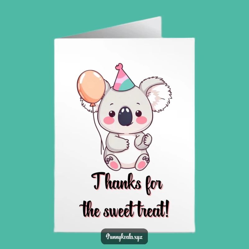 Thanks a Bunch Koala Free Printable Card - Cute Downloadable Gift!