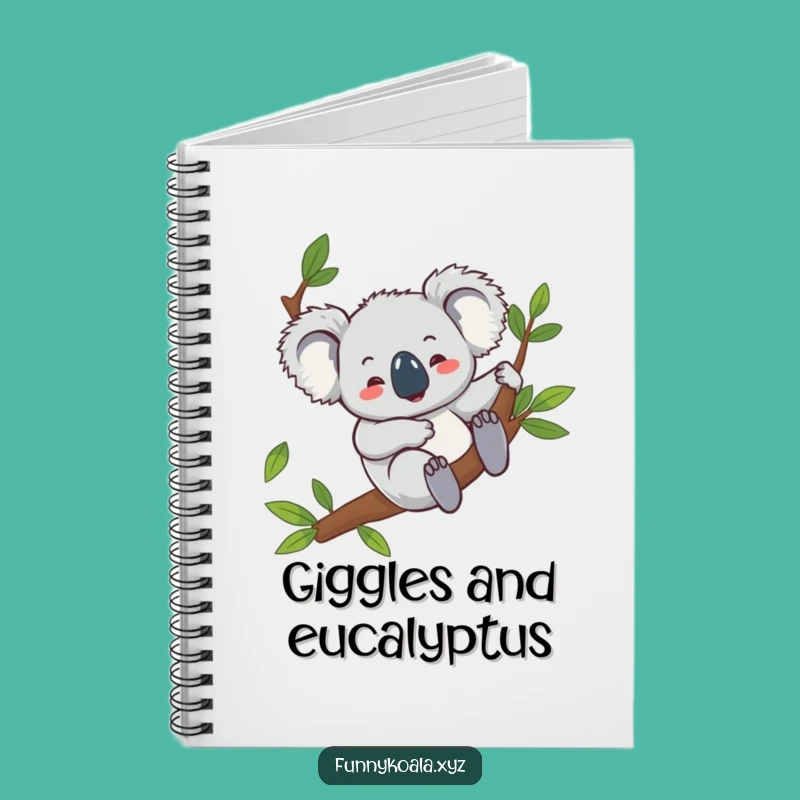 Funny Koala Notebook: Giggling Down Thoughts - Gift Idea!